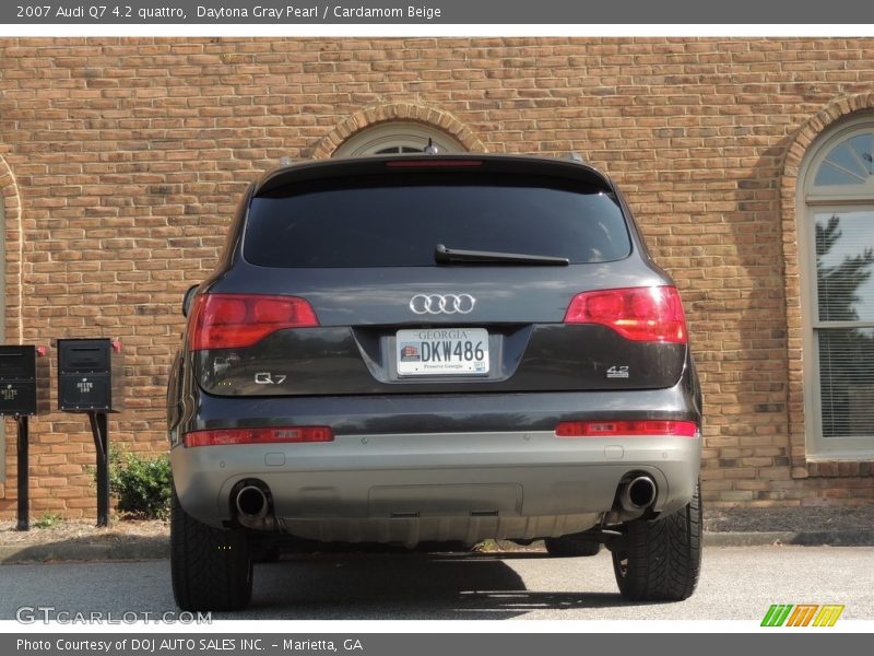Daytona Gray Pearl / Cardamom Beige 2007 Audi Q7 4.2 quattro