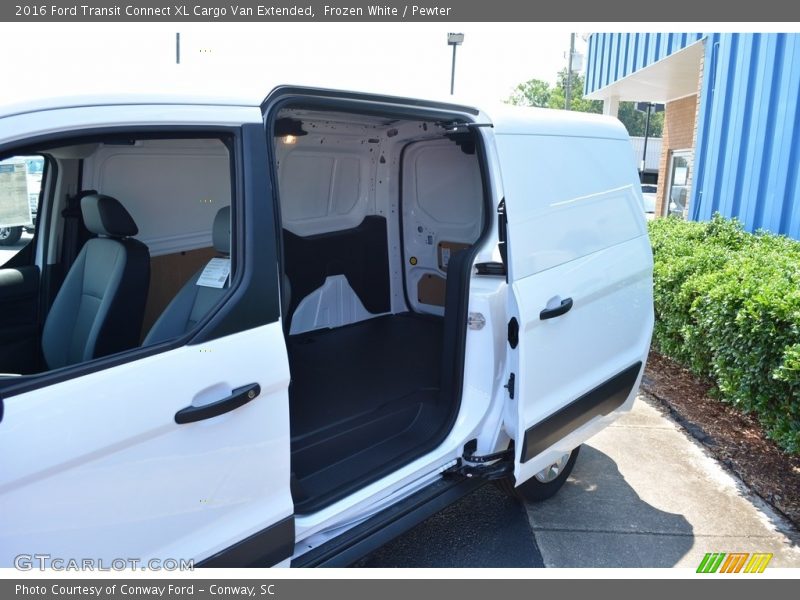 Frozen White / Pewter 2016 Ford Transit Connect XL Cargo Van Extended