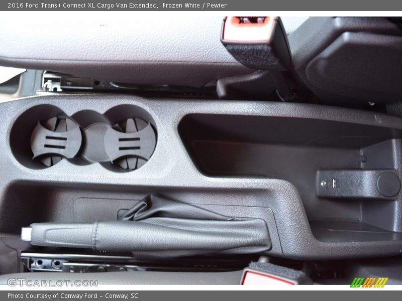 Frozen White / Pewter 2016 Ford Transit Connect XL Cargo Van Extended