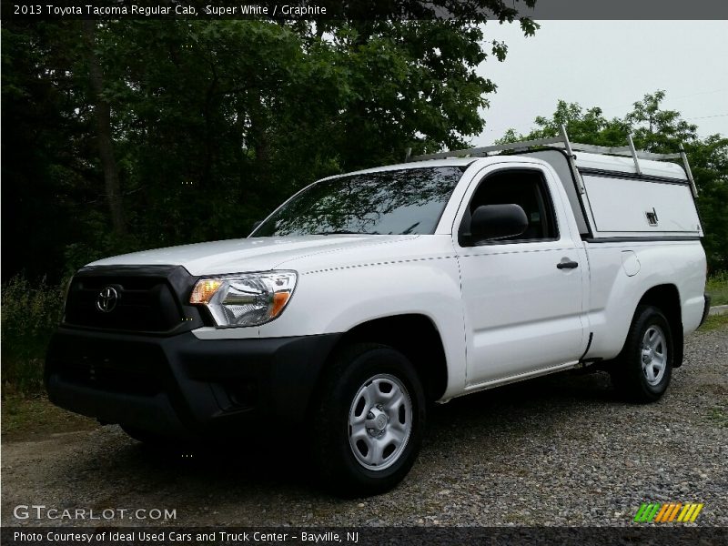 Super White / Graphite 2013 Toyota Tacoma Regular Cab