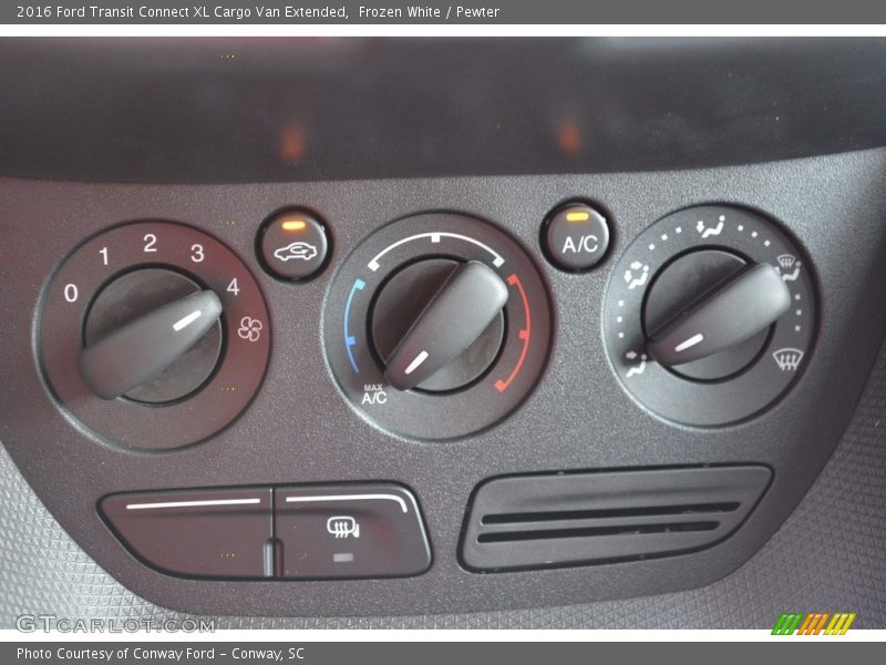 Frozen White / Pewter 2016 Ford Transit Connect XL Cargo Van Extended