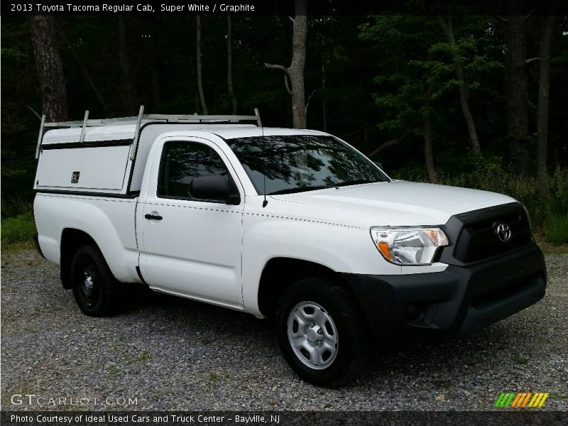 Super White / Graphite 2013 Toyota Tacoma Regular Cab