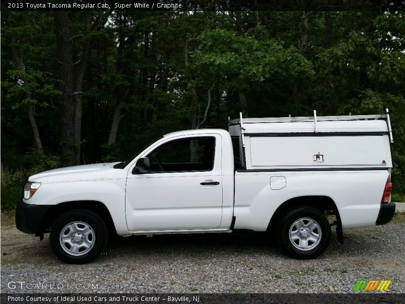 Super White / Graphite 2013 Toyota Tacoma Regular Cab