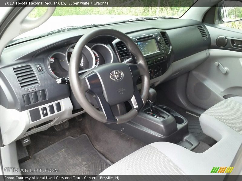 Super White / Graphite 2013 Toyota Tacoma Regular Cab