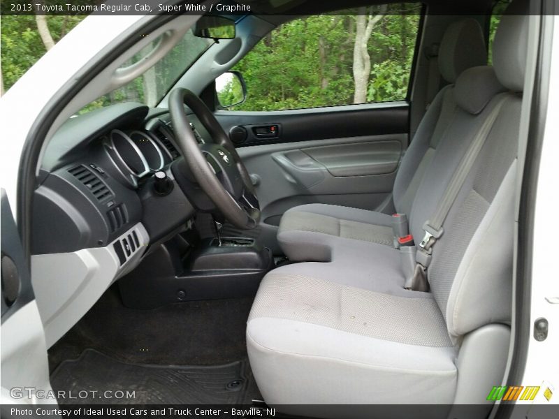 Super White / Graphite 2013 Toyota Tacoma Regular Cab