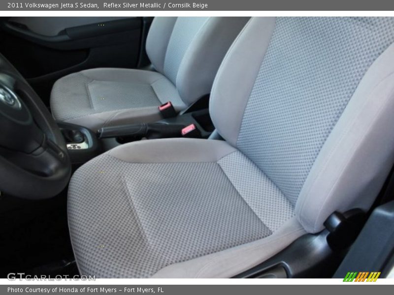 Reflex Silver Metallic / Cornsilk Beige 2011 Volkswagen Jetta S Sedan