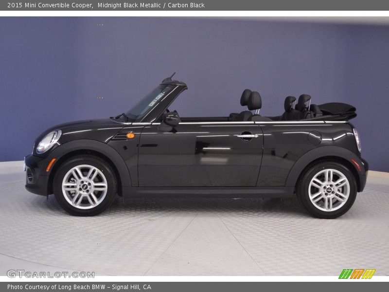 Midnight Black Metallic / Carbon Black 2015 Mini Convertible Cooper