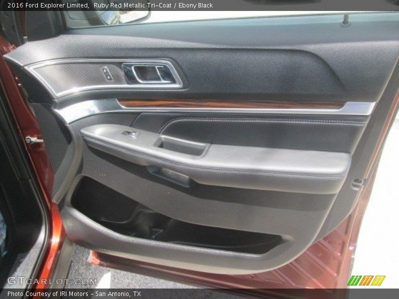Ruby Red Metallic Tri-Coat / Ebony Black 2016 Ford Explorer Limited