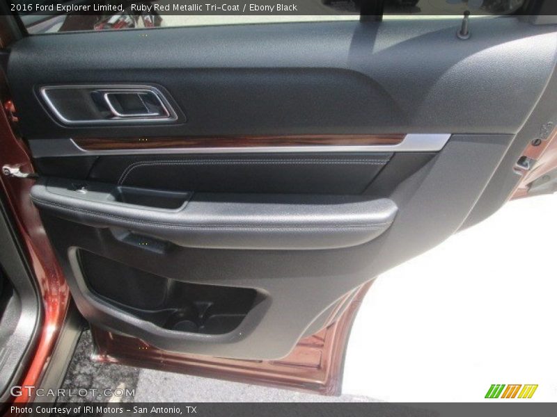 Ruby Red Metallic Tri-Coat / Ebony Black 2016 Ford Explorer Limited