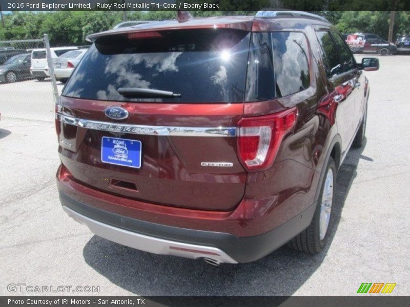 Ruby Red Metallic Tri-Coat / Ebony Black 2016 Ford Explorer Limited