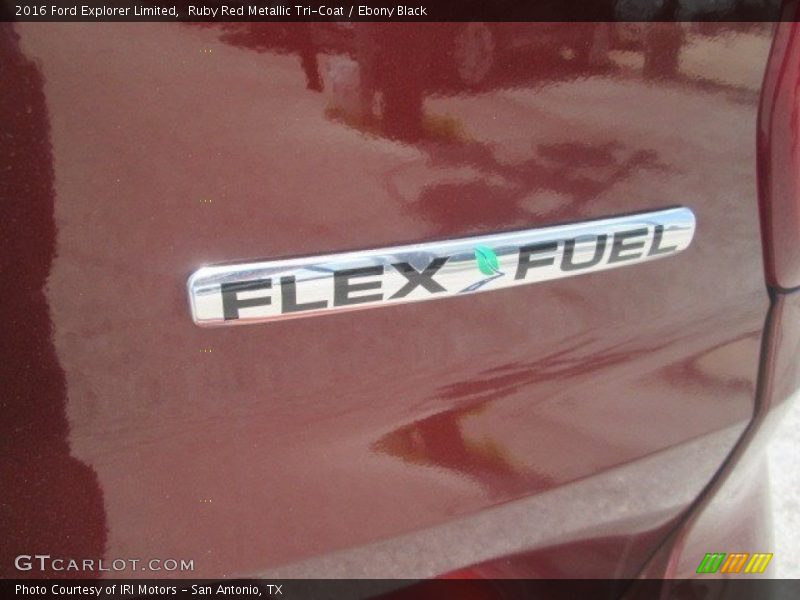 Ruby Red Metallic Tri-Coat / Ebony Black 2016 Ford Explorer Limited