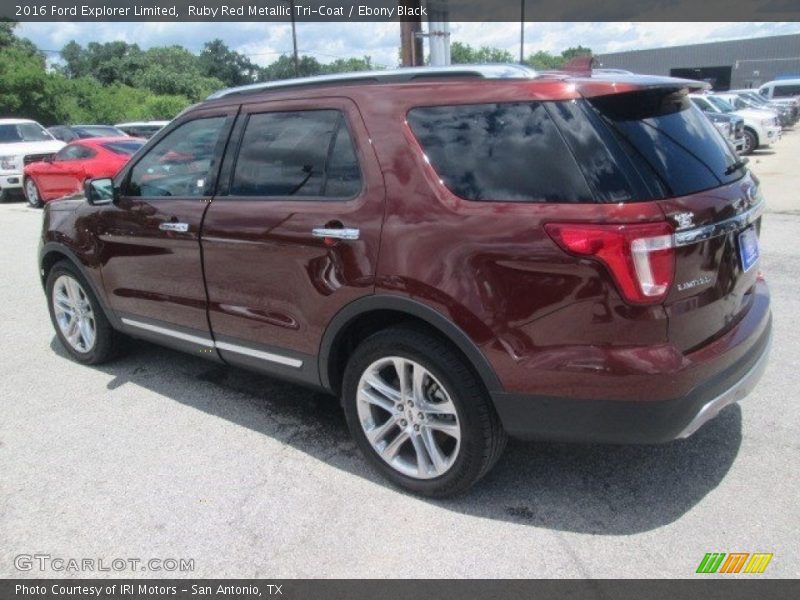 Ruby Red Metallic Tri-Coat / Ebony Black 2016 Ford Explorer Limited