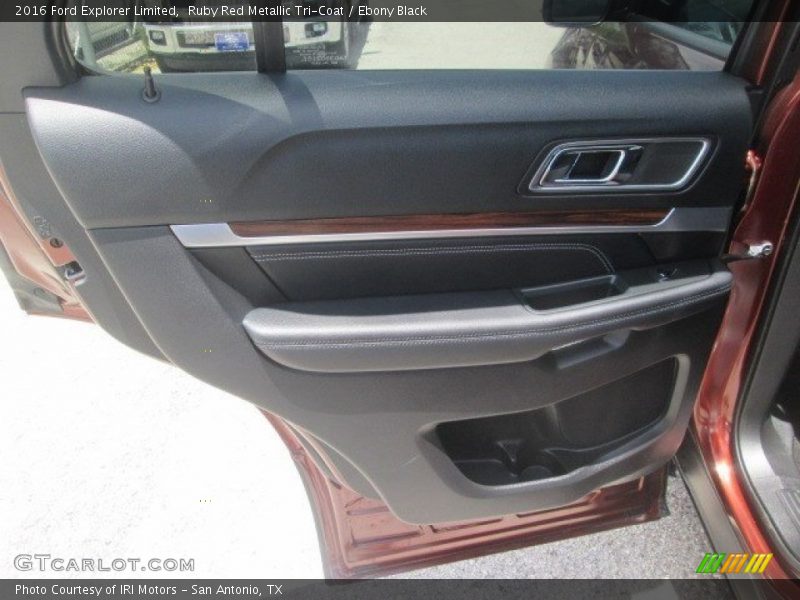 Ruby Red Metallic Tri-Coat / Ebony Black 2016 Ford Explorer Limited