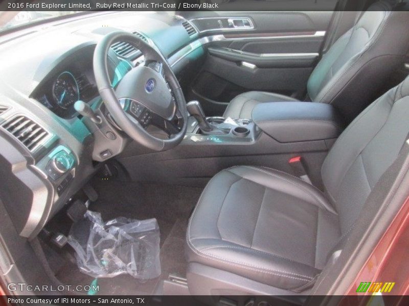 Ruby Red Metallic Tri-Coat / Ebony Black 2016 Ford Explorer Limited