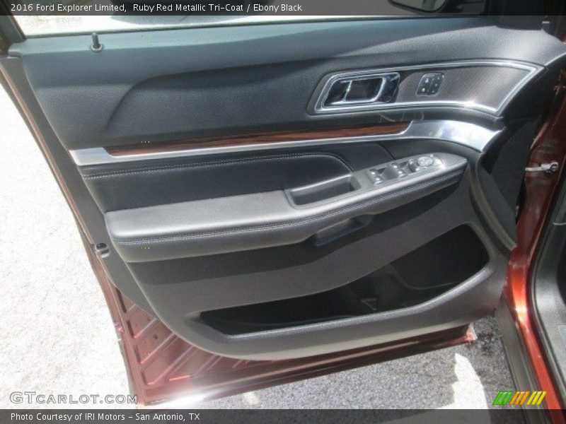 Ruby Red Metallic Tri-Coat / Ebony Black 2016 Ford Explorer Limited