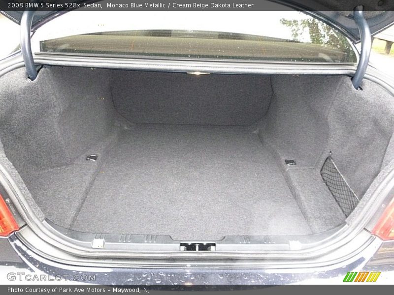 Monaco Blue Metallic / Cream Beige Dakota Leather 2008 BMW 5 Series 528xi Sedan