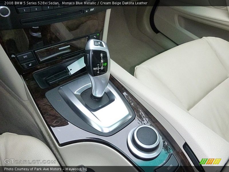 Monaco Blue Metallic / Cream Beige Dakota Leather 2008 BMW 5 Series 528xi Sedan