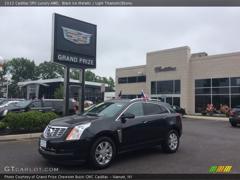 Black Ice Metallic / Light Titanium/Ebony 2013 Cadillac SRX Luxury AWD