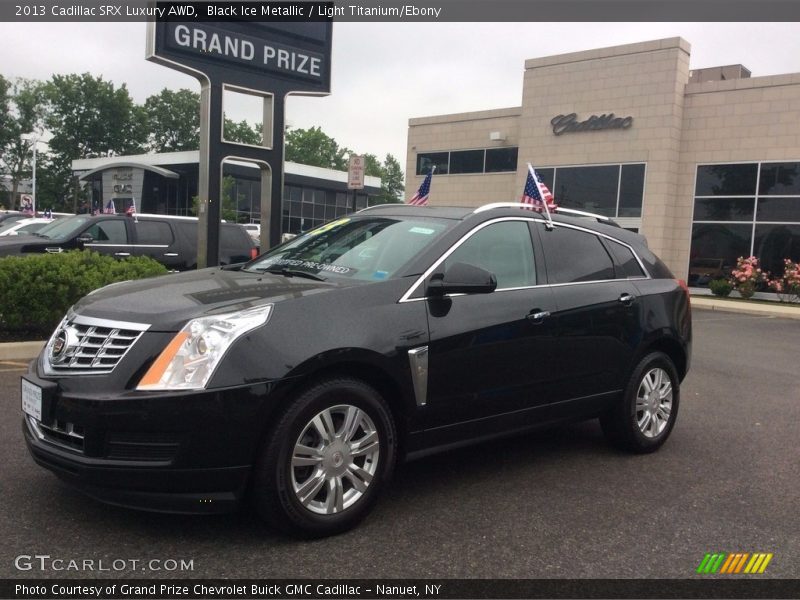 Black Ice Metallic / Light Titanium/Ebony 2013 Cadillac SRX Luxury AWD