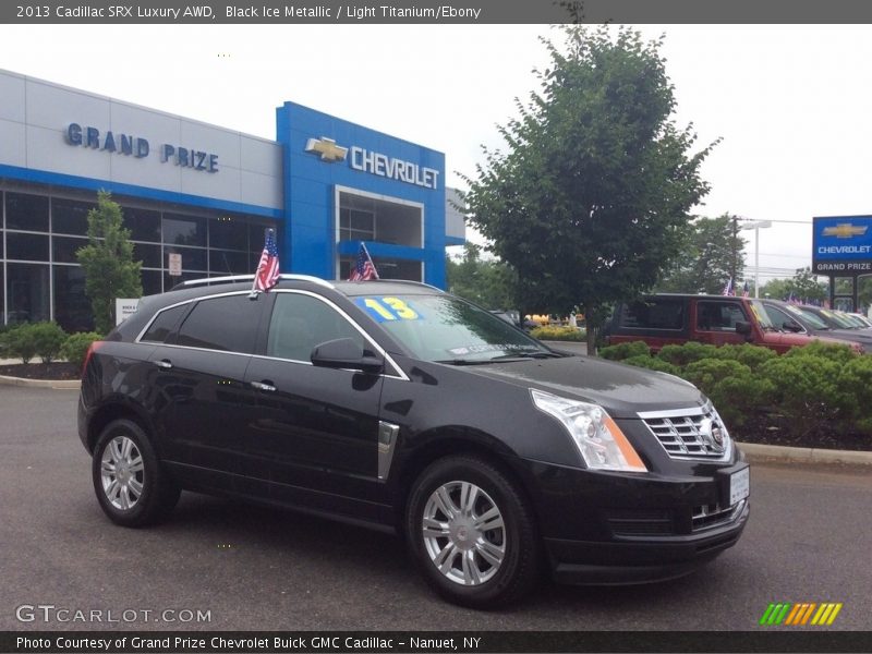 Black Ice Metallic / Light Titanium/Ebony 2013 Cadillac SRX Luxury AWD