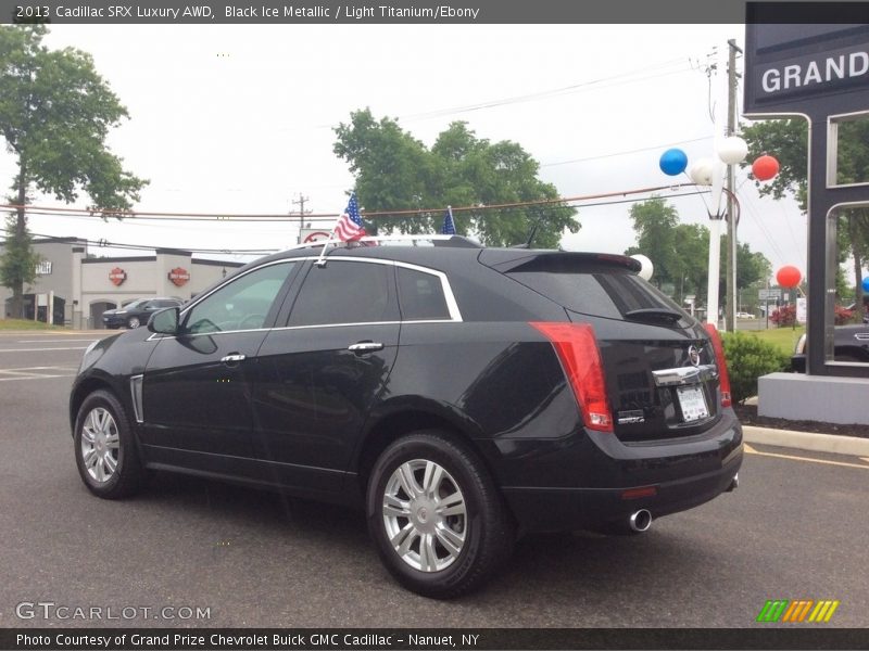 Black Ice Metallic / Light Titanium/Ebony 2013 Cadillac SRX Luxury AWD