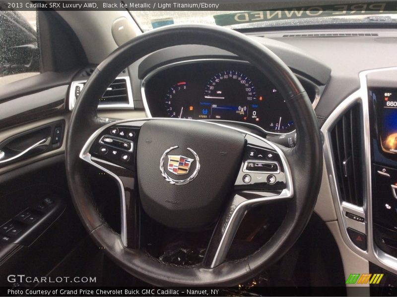 Black Ice Metallic / Light Titanium/Ebony 2013 Cadillac SRX Luxury AWD