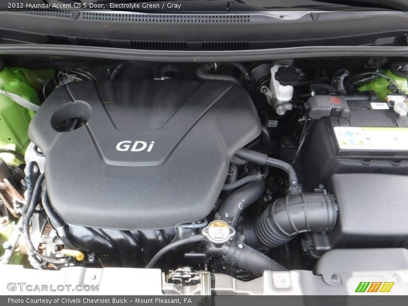 Electrolyte Green / Gray 2012 Hyundai Accent GS 5 Door
