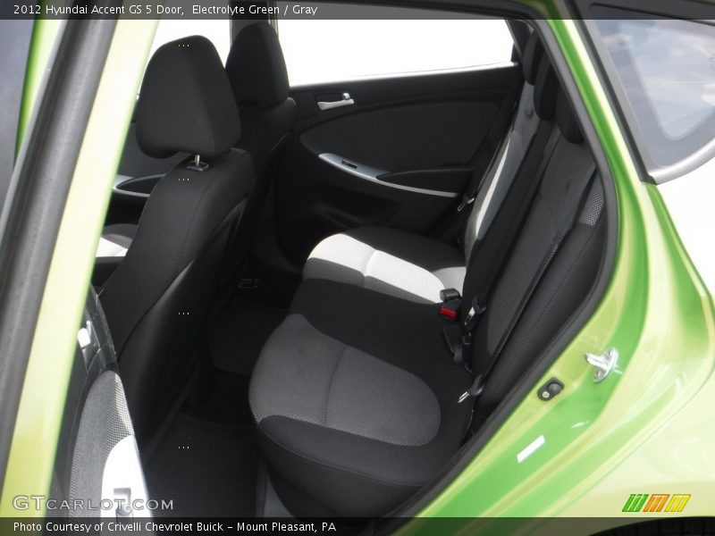 Electrolyte Green / Gray 2012 Hyundai Accent GS 5 Door