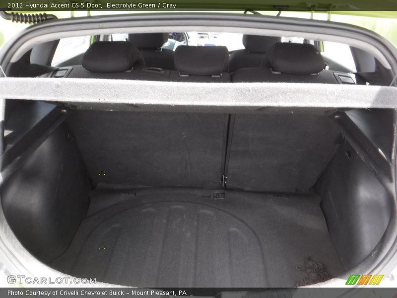 Electrolyte Green / Gray 2012 Hyundai Accent GS 5 Door