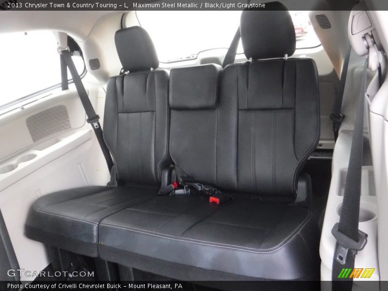 Maximum Steel Metallic / Black/Light Graystone 2013 Chrysler Town & Country Touring - L