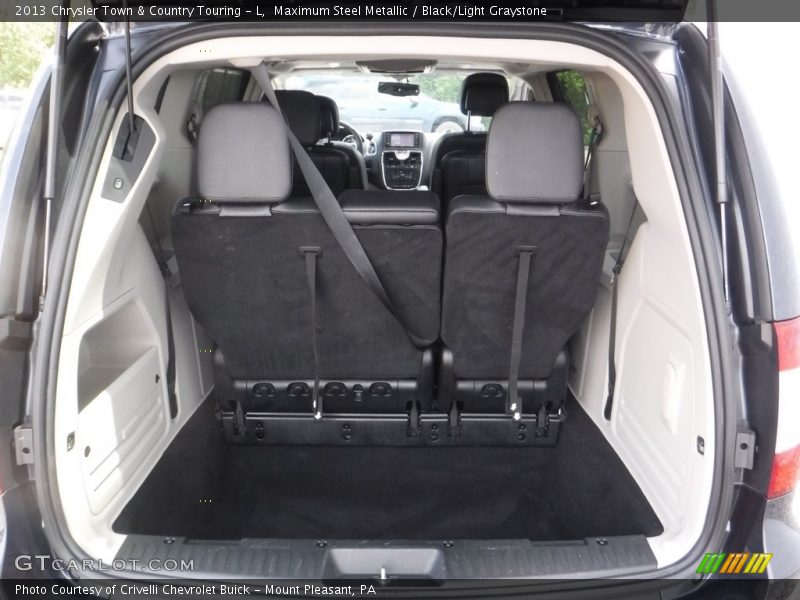 Maximum Steel Metallic / Black/Light Graystone 2013 Chrysler Town & Country Touring - L