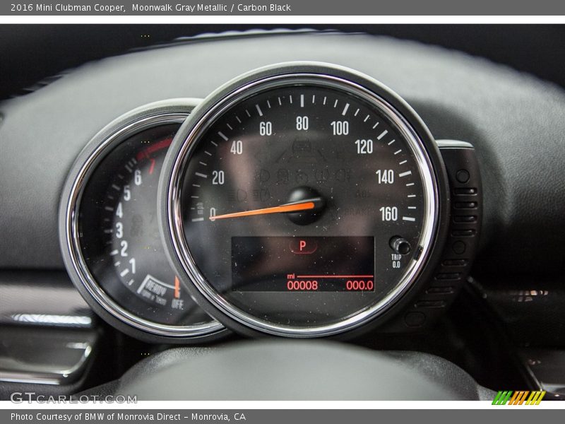 Moonwalk Gray Metallic / Carbon Black 2016 Mini Clubman Cooper