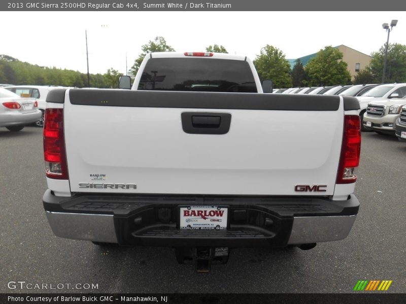 Summit White / Dark Titanium 2013 GMC Sierra 2500HD Regular Cab 4x4