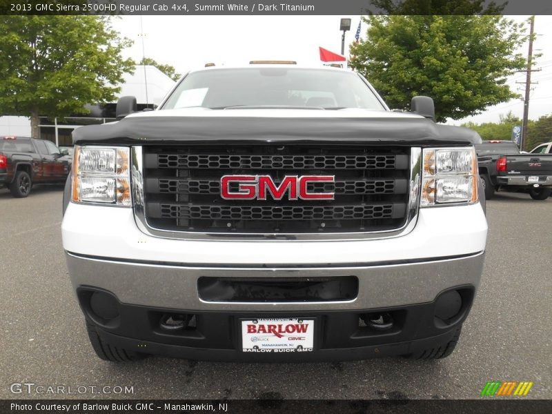 Summit White / Dark Titanium 2013 GMC Sierra 2500HD Regular Cab 4x4