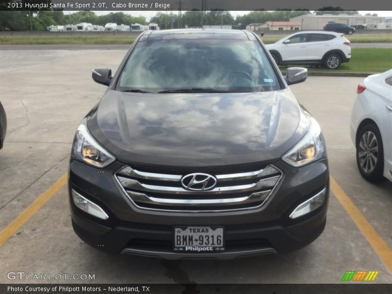 Cabo Bronze / Beige 2013 Hyundai Santa Fe Sport 2.0T