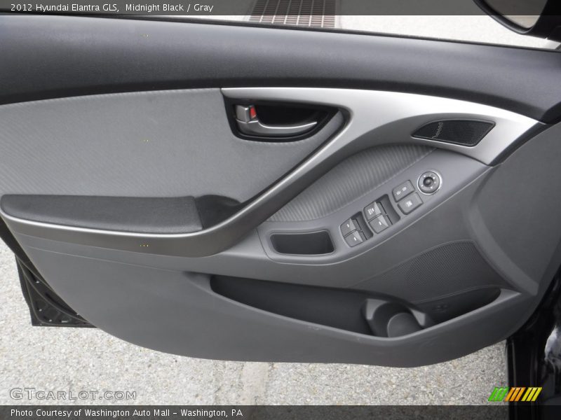 Midnight Black / Gray 2012 Hyundai Elantra GLS