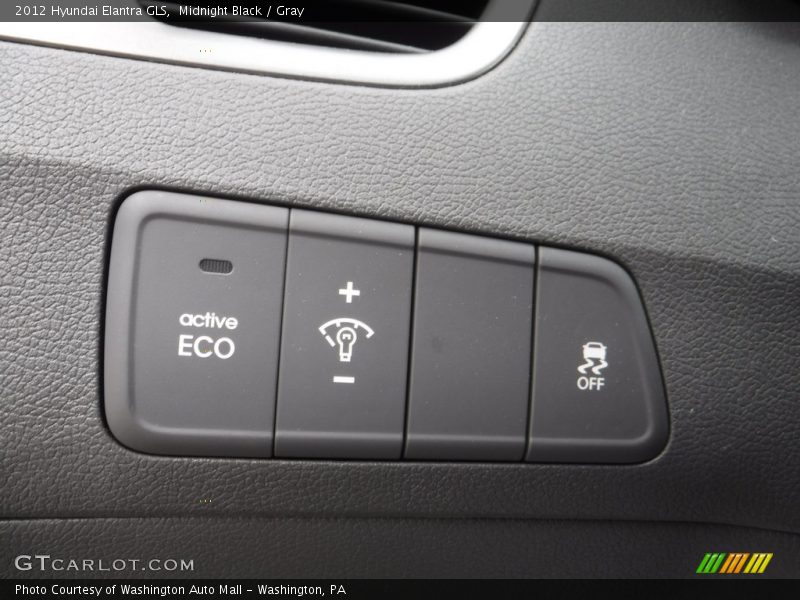 Midnight Black / Gray 2012 Hyundai Elantra GLS