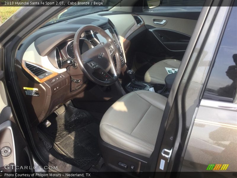 Cabo Bronze / Beige 2013 Hyundai Santa Fe Sport 2.0T