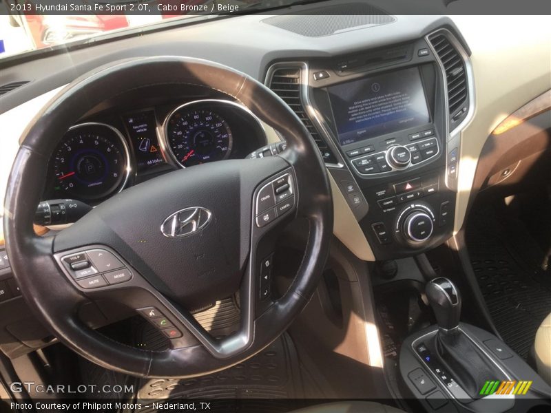 Cabo Bronze / Beige 2013 Hyundai Santa Fe Sport 2.0T