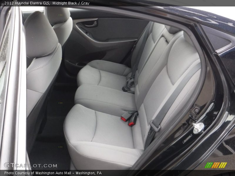 Midnight Black / Gray 2012 Hyundai Elantra GLS