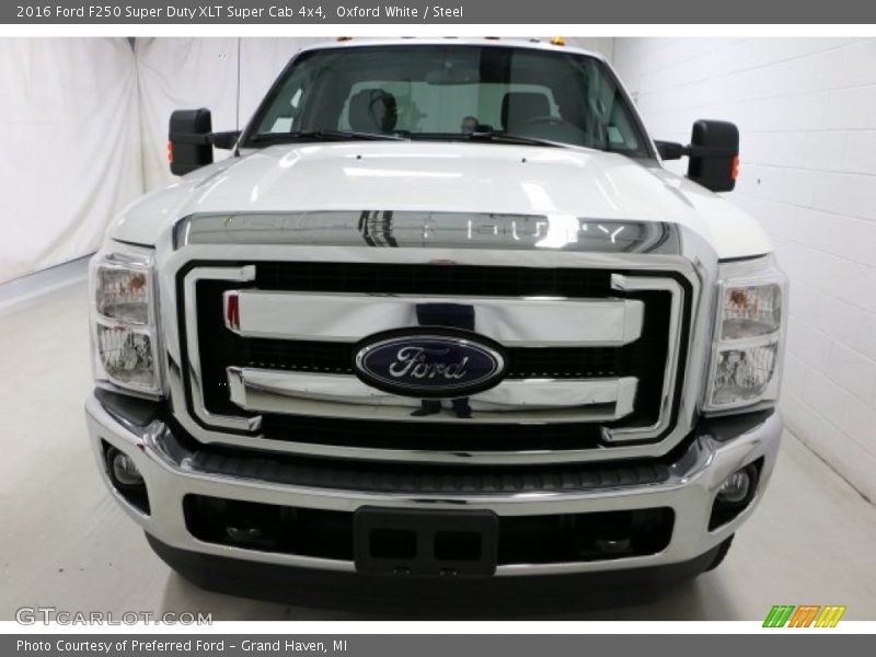 Oxford White / Steel 2016 Ford F250 Super Duty XLT Super Cab 4x4