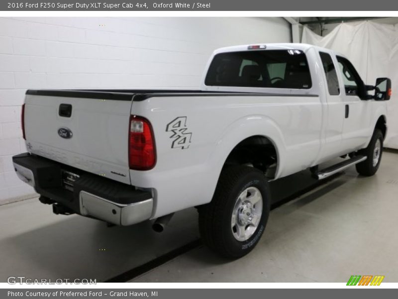 Oxford White / Steel 2016 Ford F250 Super Duty XLT Super Cab 4x4