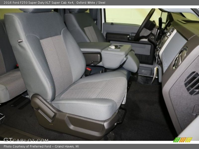 Oxford White / Steel 2016 Ford F250 Super Duty XLT Super Cab 4x4