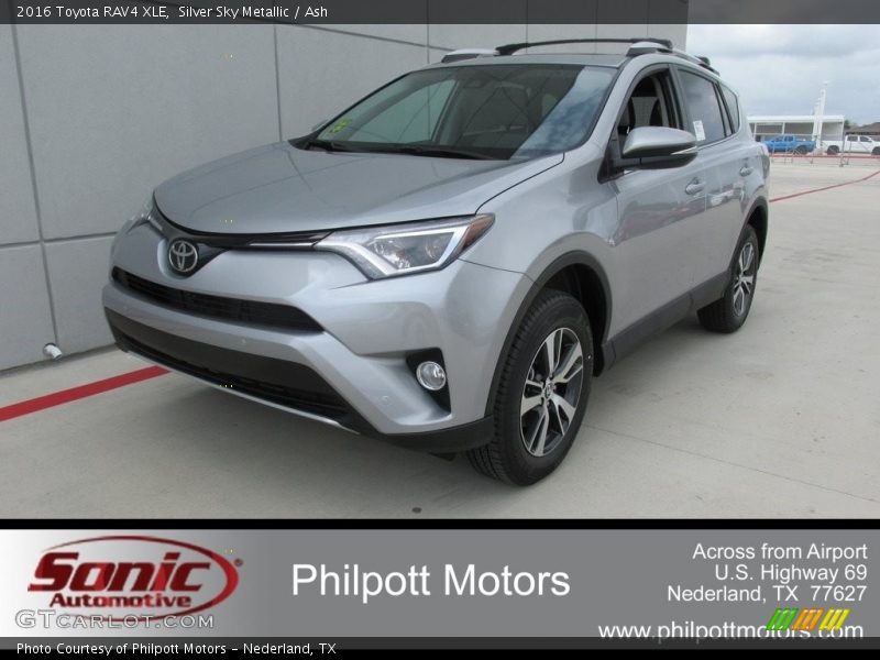 Silver Sky Metallic / Ash 2016 Toyota RAV4 XLE