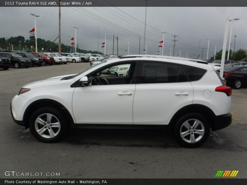 Super White / Ash 2013 Toyota RAV4 XLE AWD