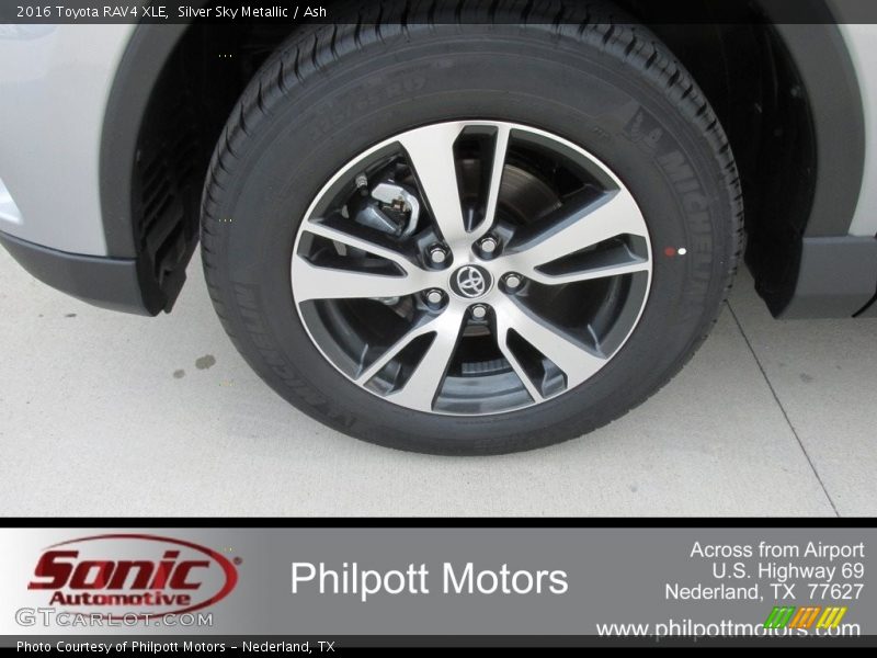 Silver Sky Metallic / Ash 2016 Toyota RAV4 XLE