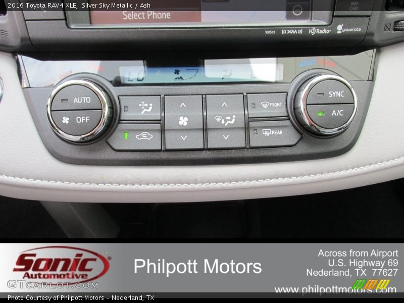 Silver Sky Metallic / Ash 2016 Toyota RAV4 XLE