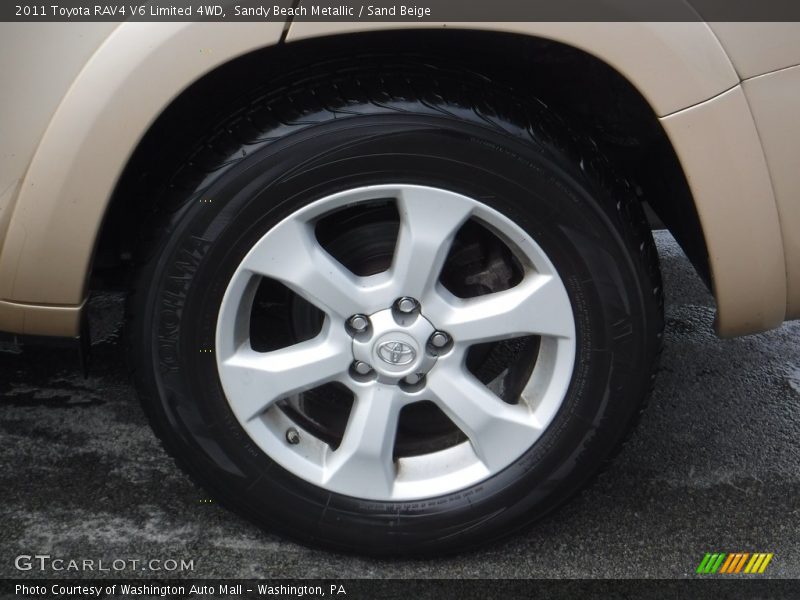 Sandy Beach Metallic / Sand Beige 2011 Toyota RAV4 V6 Limited 4WD