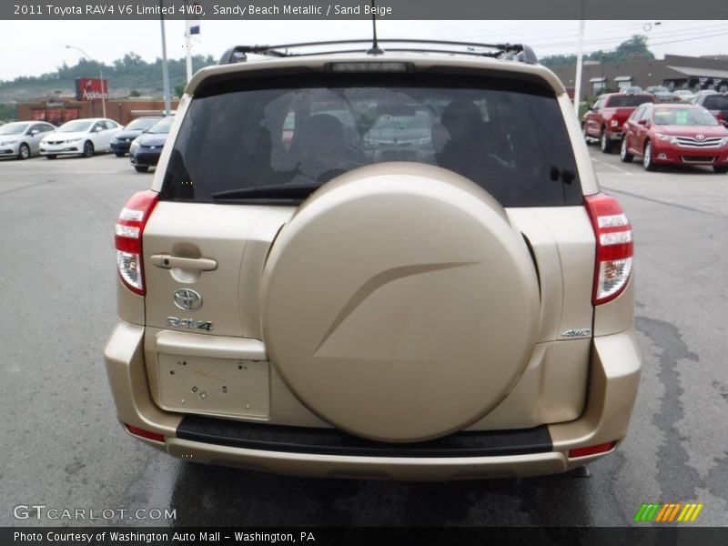 Sandy Beach Metallic / Sand Beige 2011 Toyota RAV4 V6 Limited 4WD