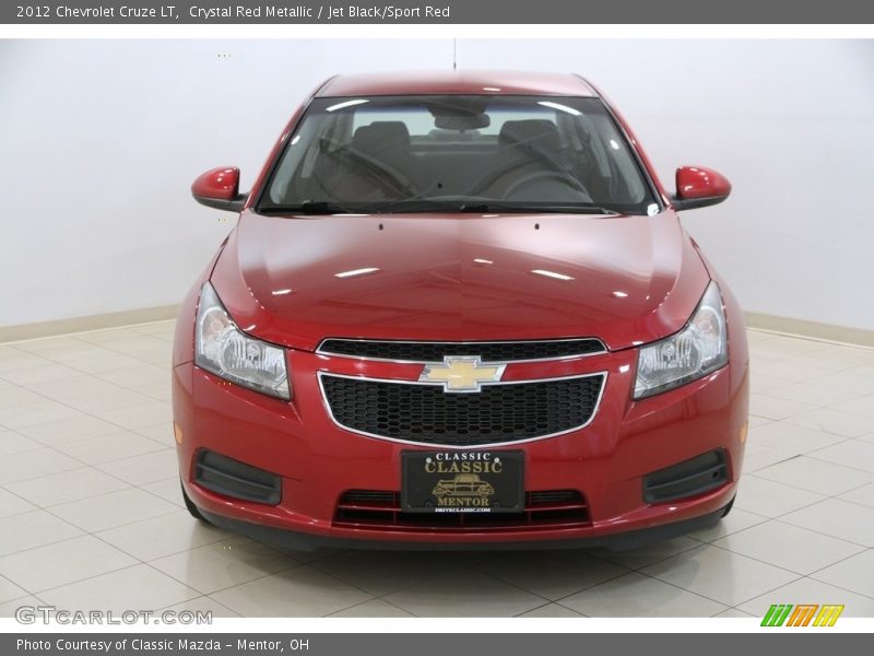 Crystal Red Metallic / Jet Black/Sport Red 2012 Chevrolet Cruze LT